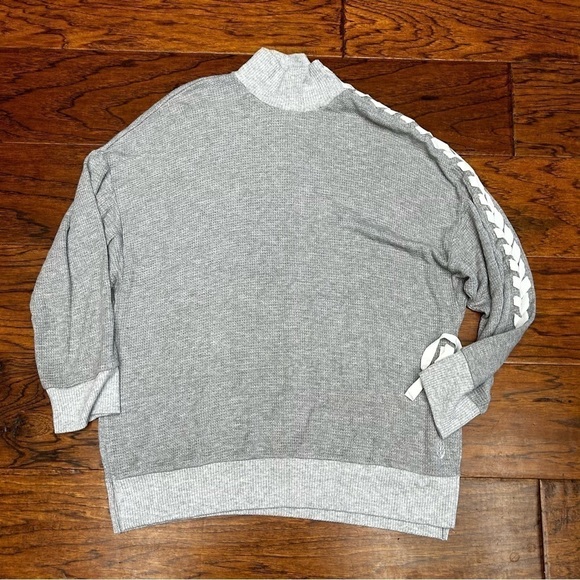 Free people womens snow drift lace‎ up sweater - Picture 2 of 8